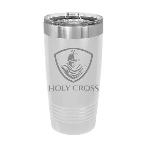 20 oz Insulated Tumbler with Slider Lid- WHITE